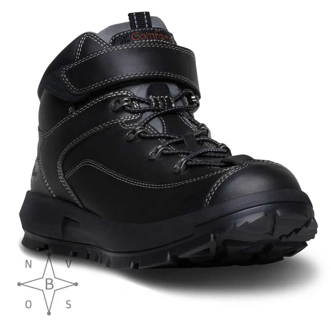 Dr.Comfort Yukon wandelschoen leer klittenband outdoor