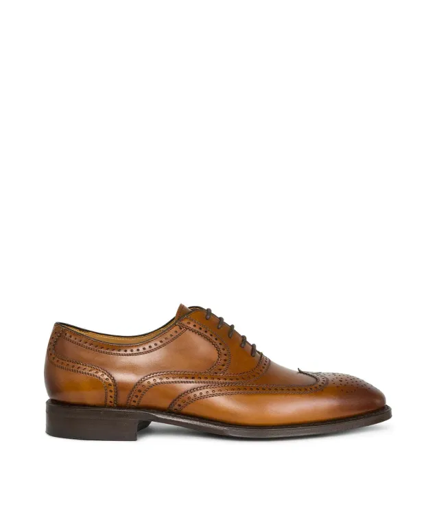 Finsbury Strand 4 veterschoenen bruin patina