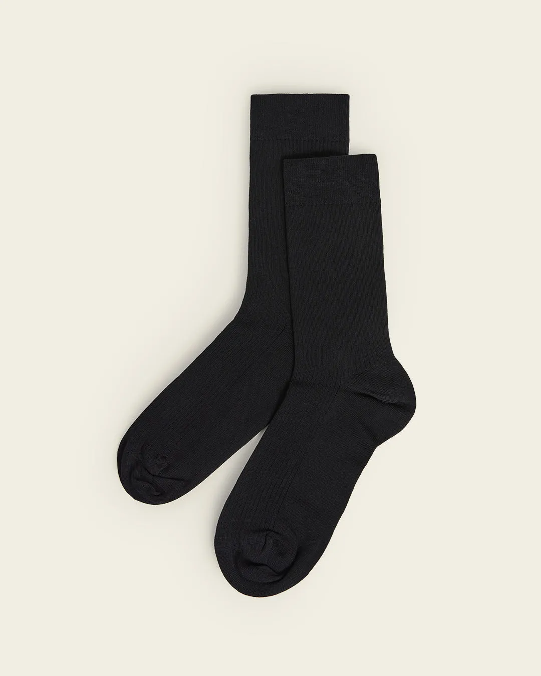 Flattered Sock sokken zwart gemerceriseerd katoen