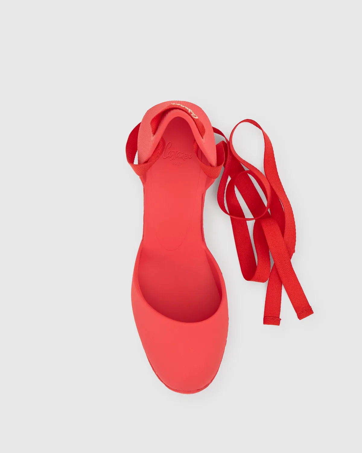Castaner Careen 6 274 espadrilles koraal sleehak 7 cm