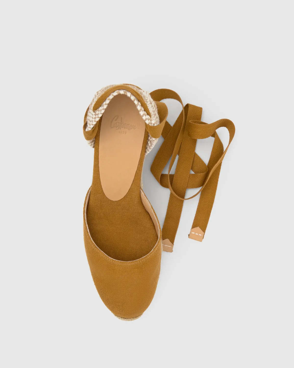 Castaner Carina 6 espadrilles amber 7 cm sleehak