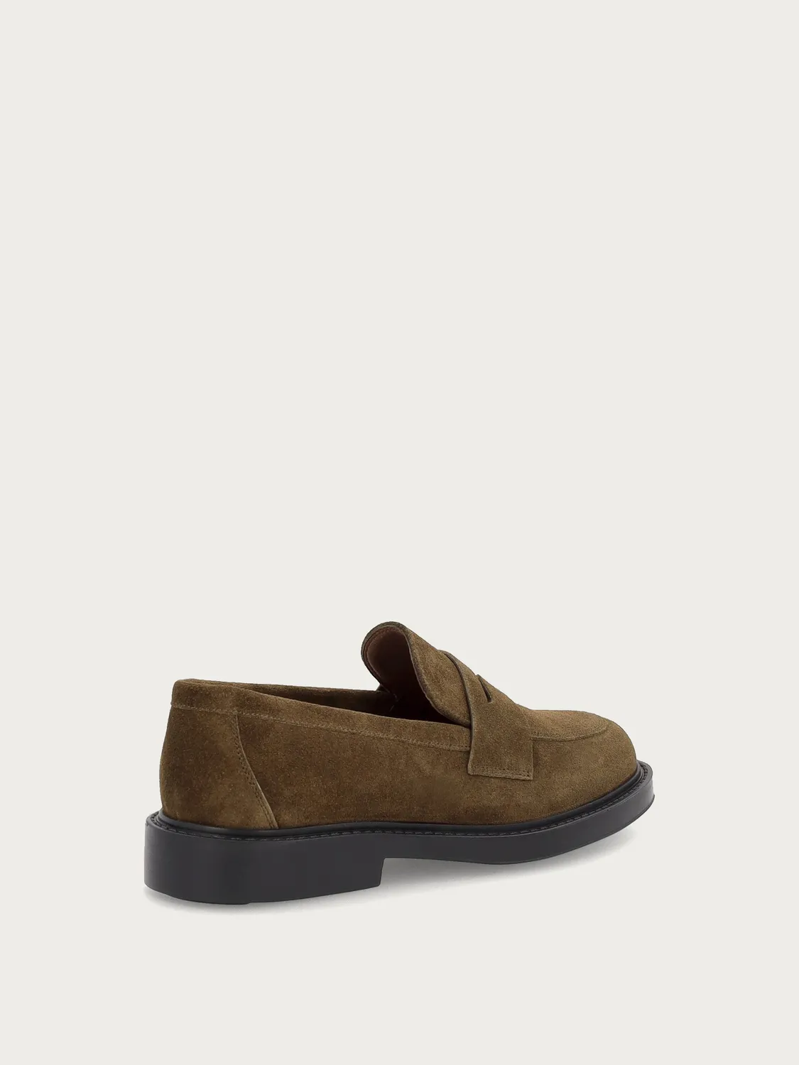 Frau Verona groene suède loafers dames basic