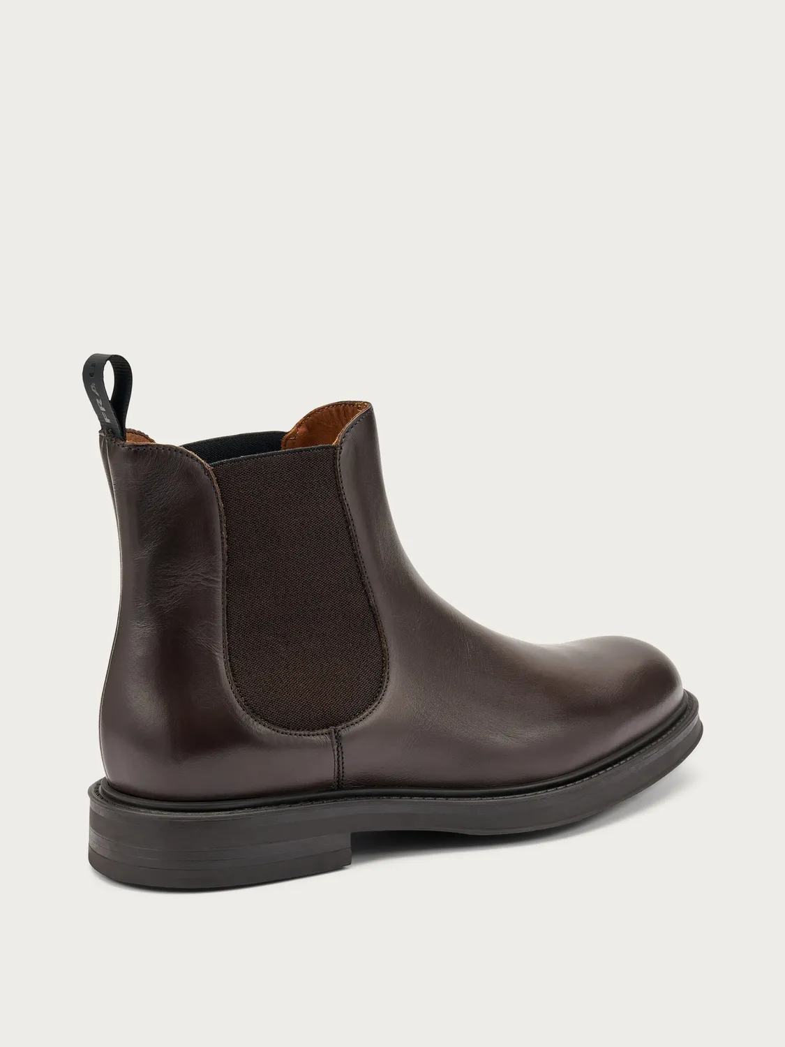 Frau Verona donkerbruine leren chelsea boots heren