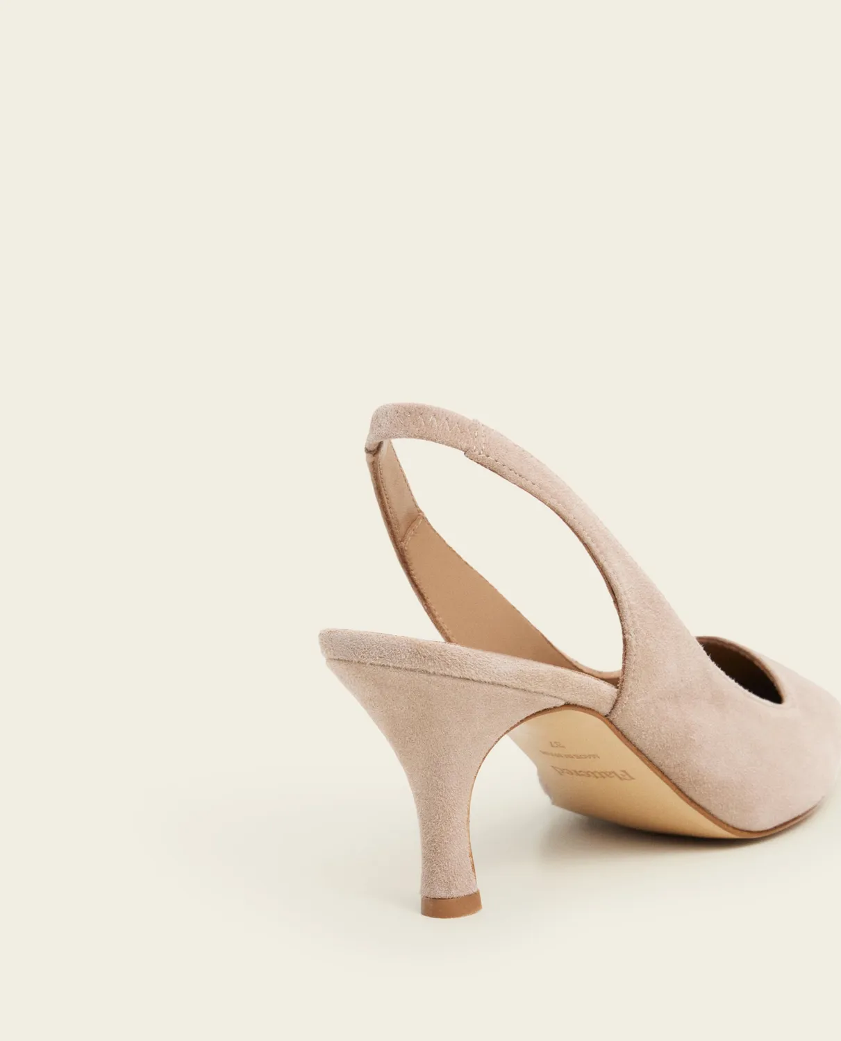 Flattered Franchesca Suede Sand pumps zand suede