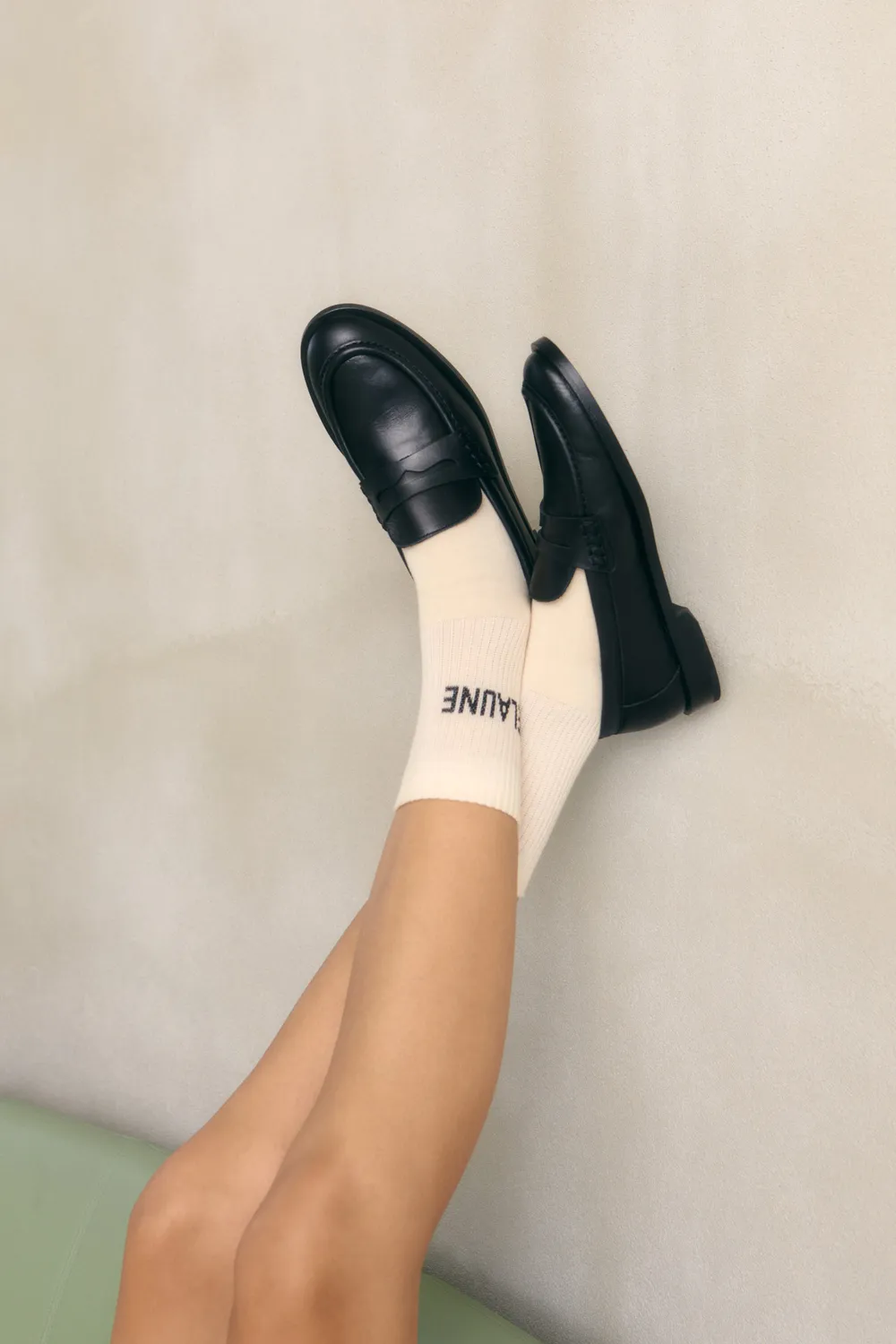 Jutelaune Lea Black mocassins zwart leer loafers