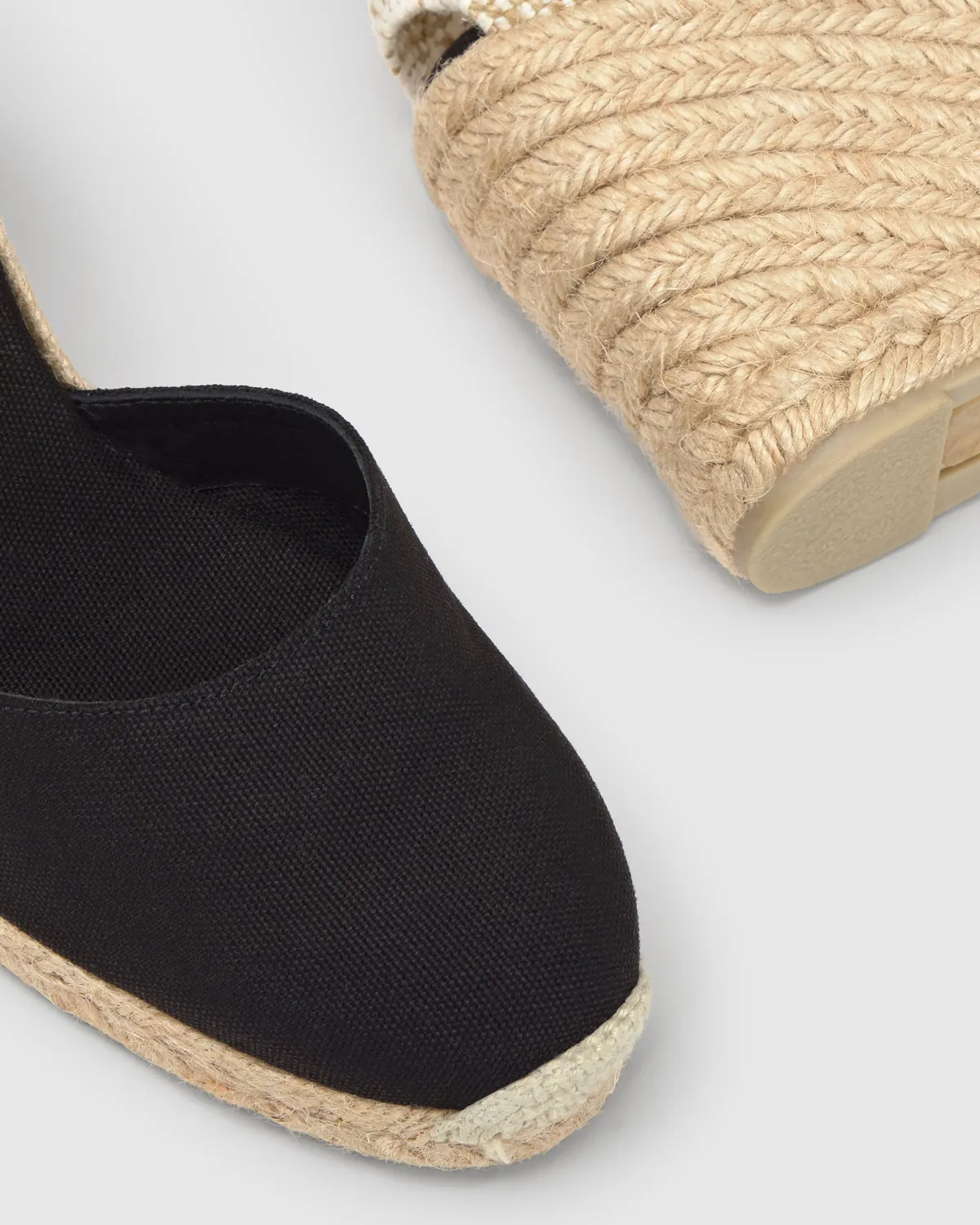 Castaner Carina 8 001 espadrilles zwart 9 cm