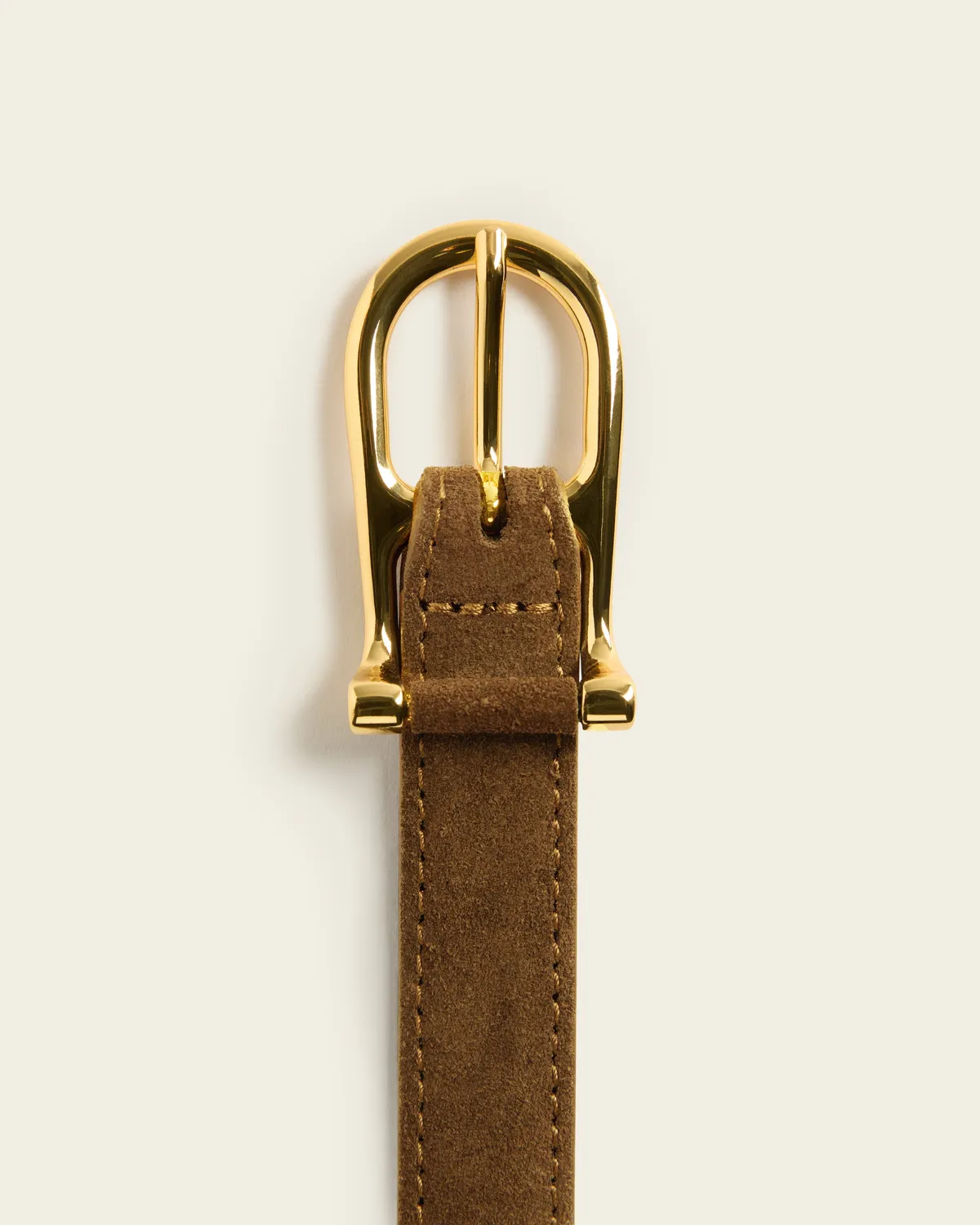Flattered Betty Belt Suede Wet Sand riem suède