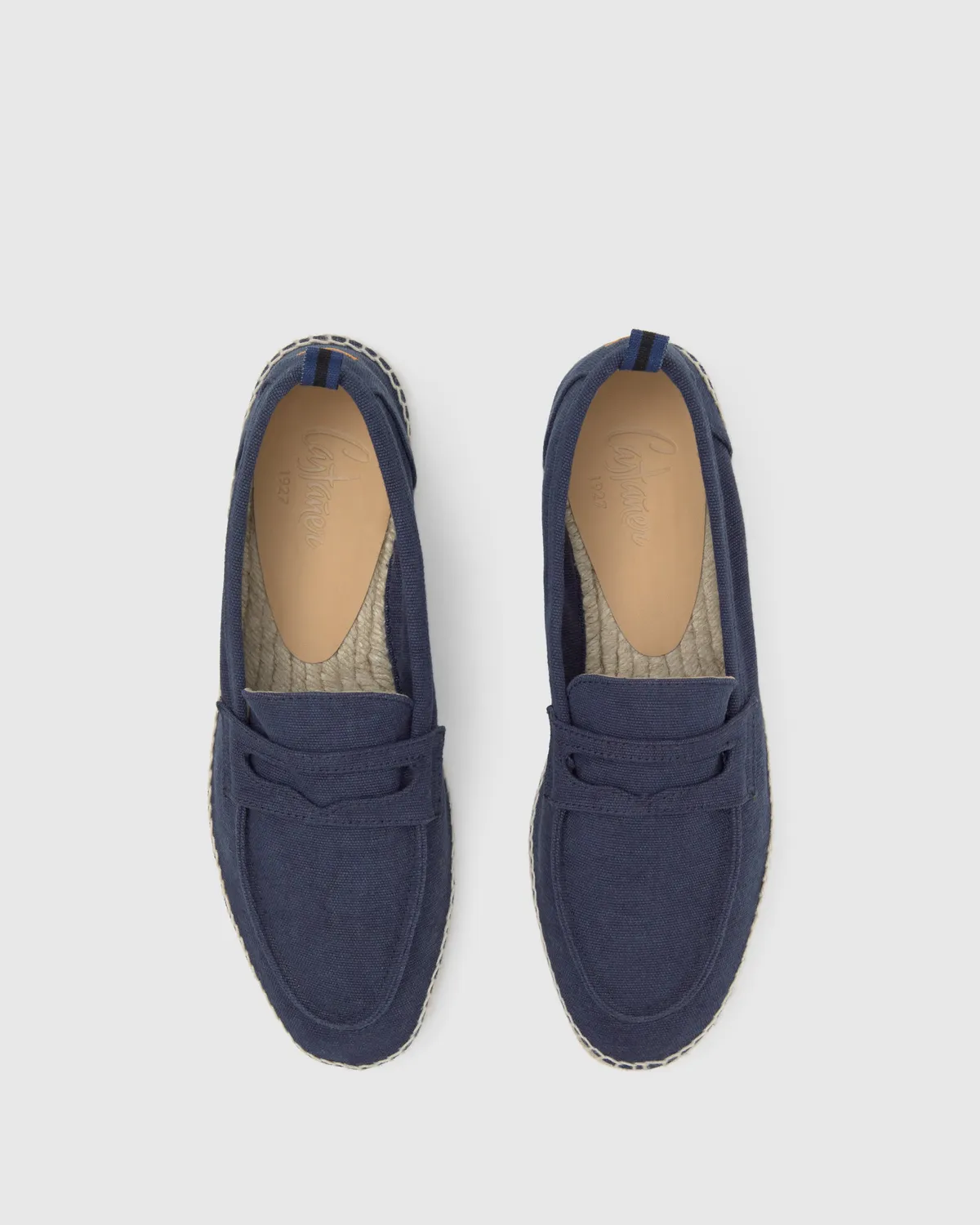 Castaner Nacho 002 espadrilles blauw oxford canvas