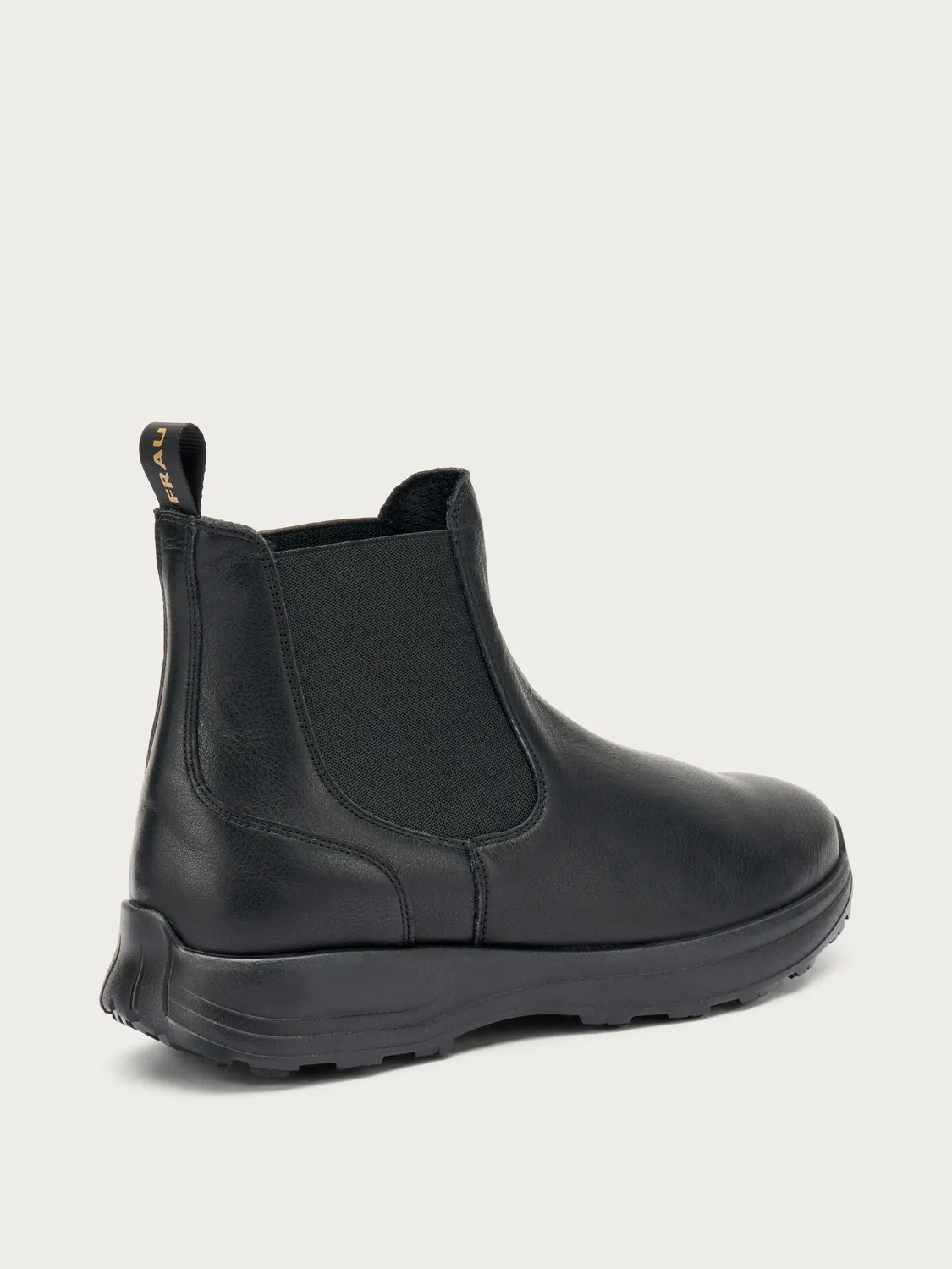 Frau Comfort Tech Beatle boots chelseaboots zwart leer