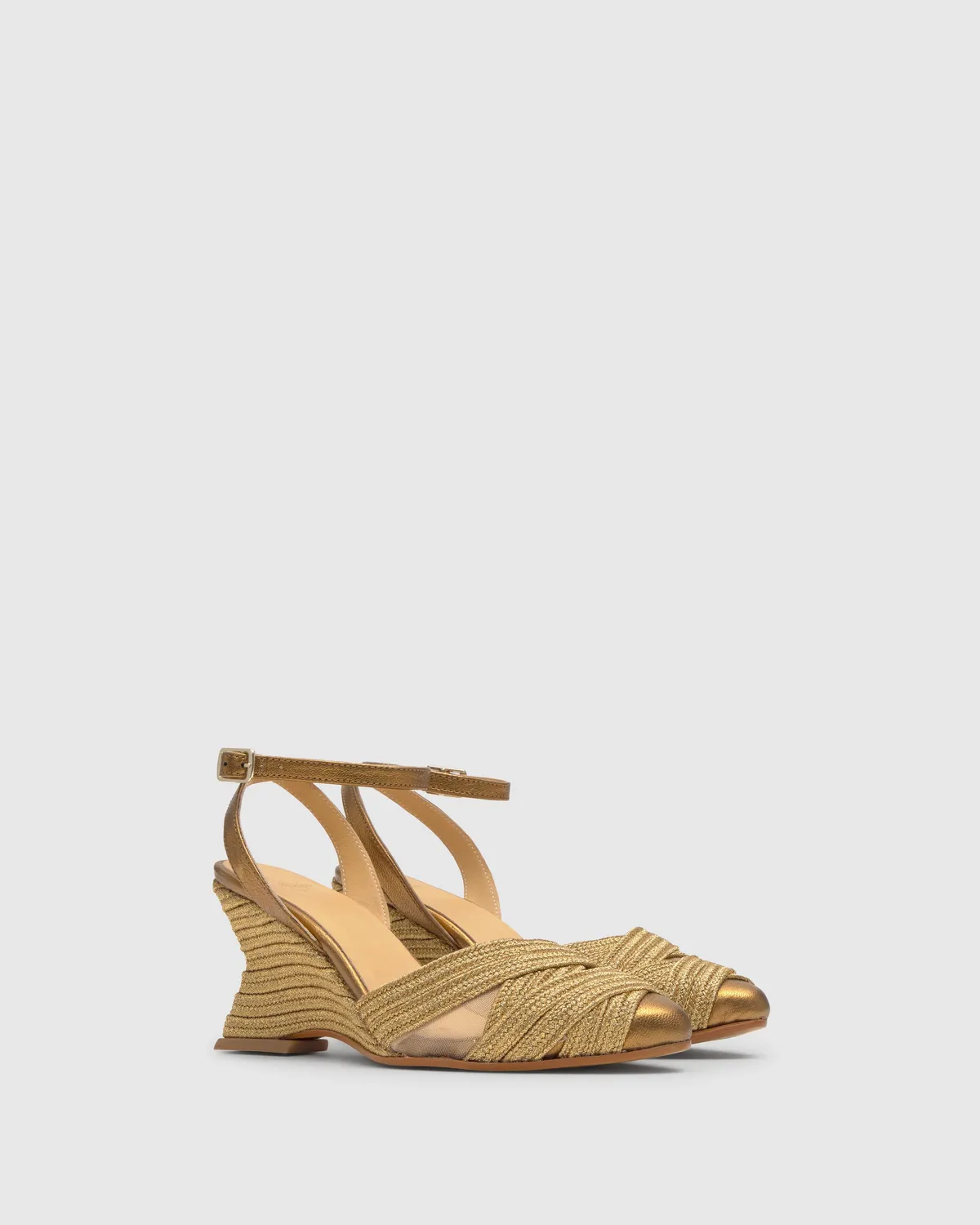 Castaner Joy 142 sleehakken oudgoud metallic 8cm