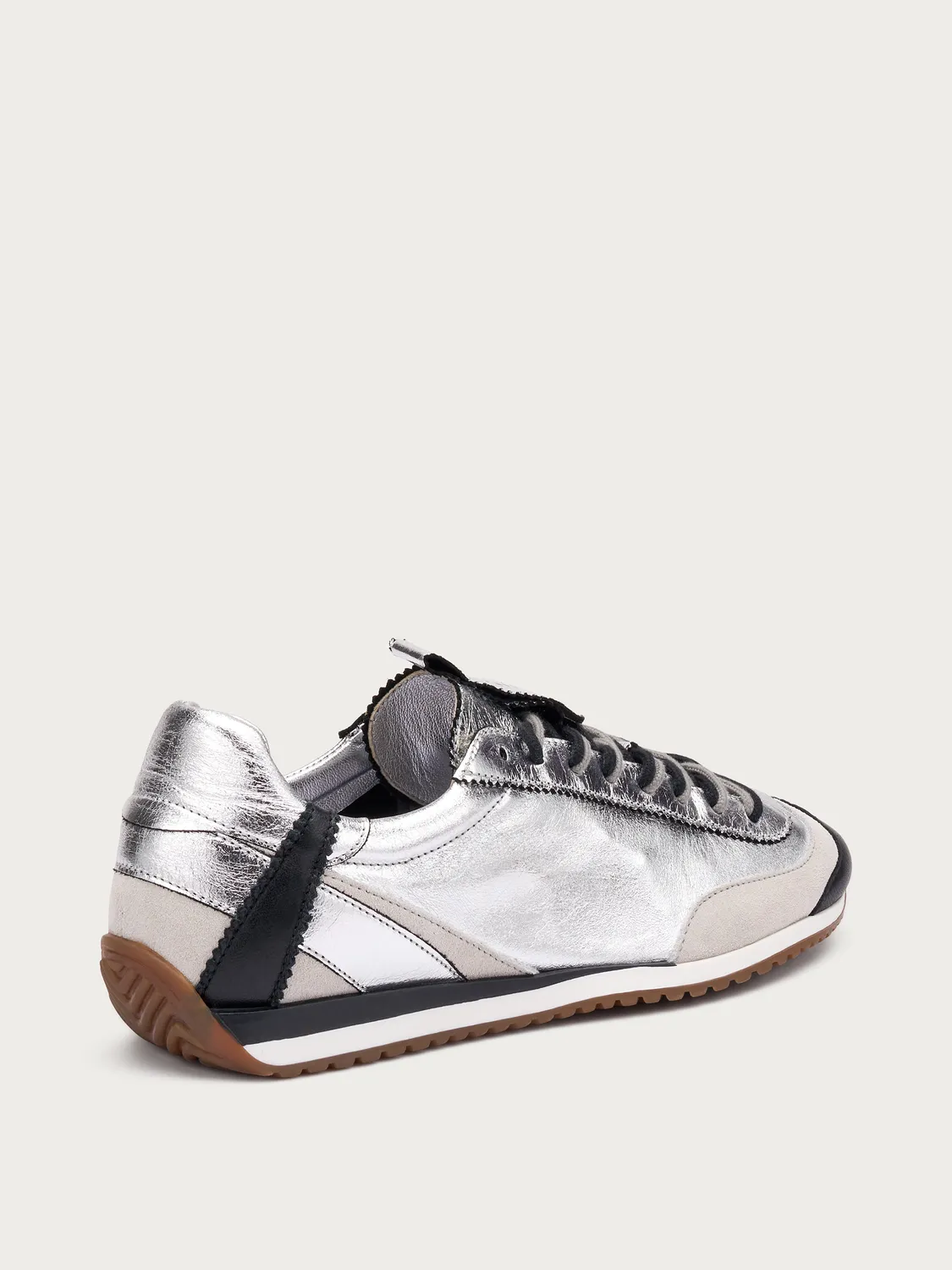 Frau Cromier Quantum Chrome sneakers zilver