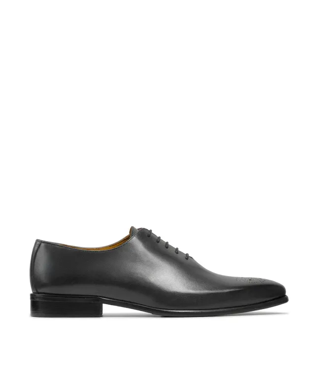 Finsbury Dario grijze oxford schoenen leer