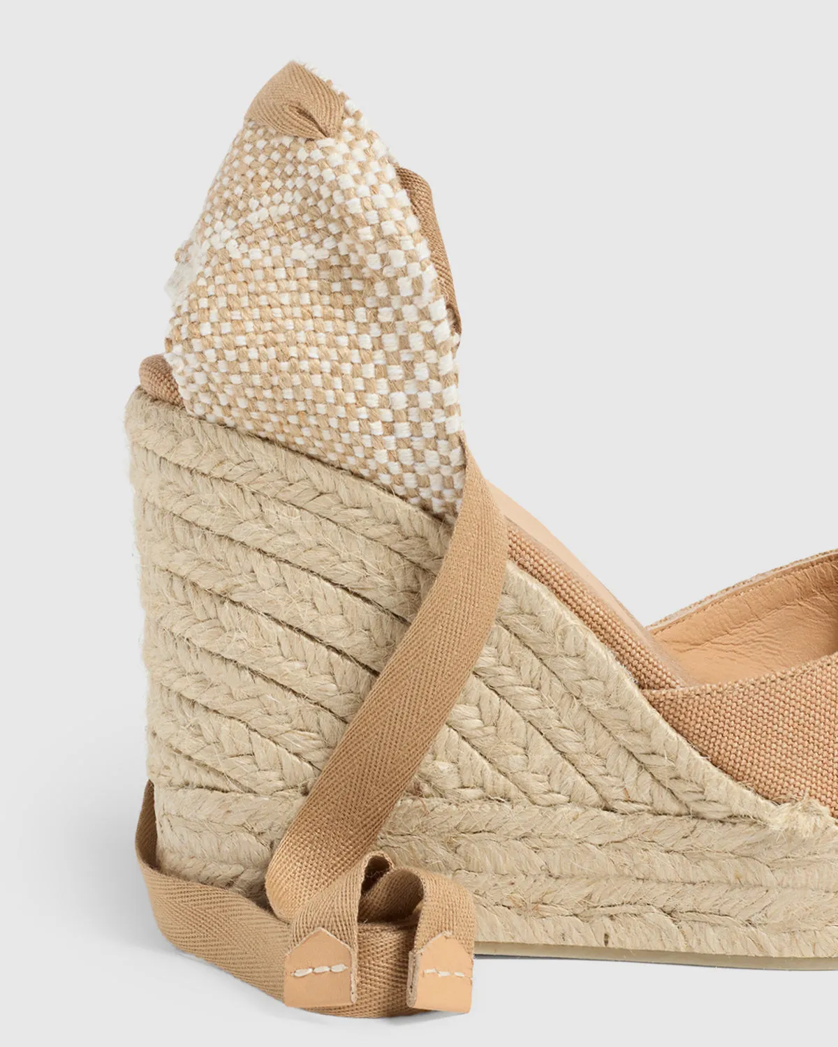 Castaner Carina 8ED/002 espadrilles toast katoen 11cm