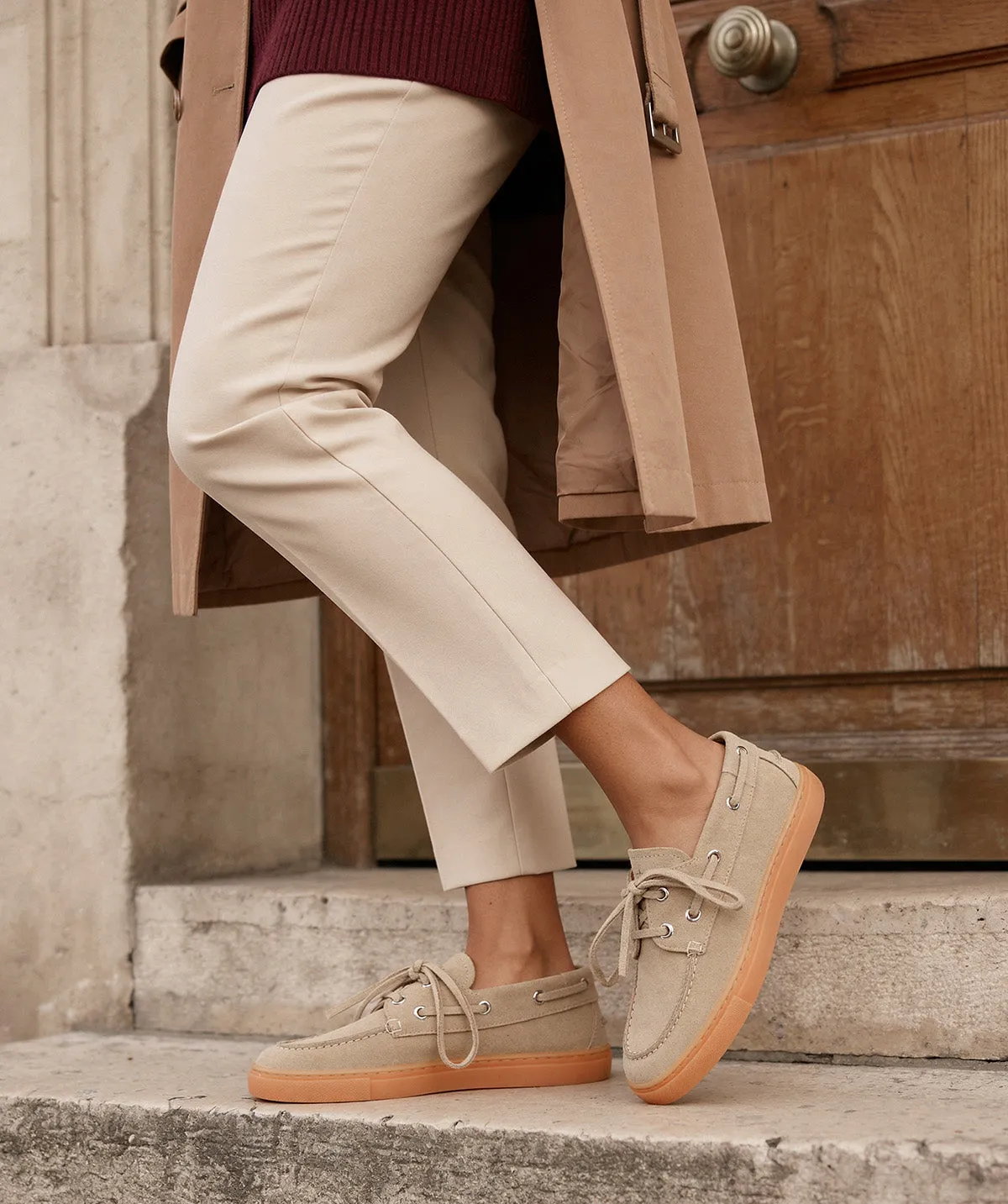 Finsbury ANITA loafers zand suède dames
