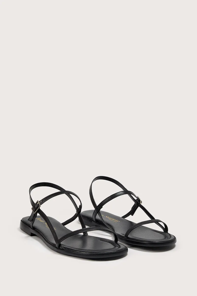 Bryan Stepwise Milán sandalen zwart leer