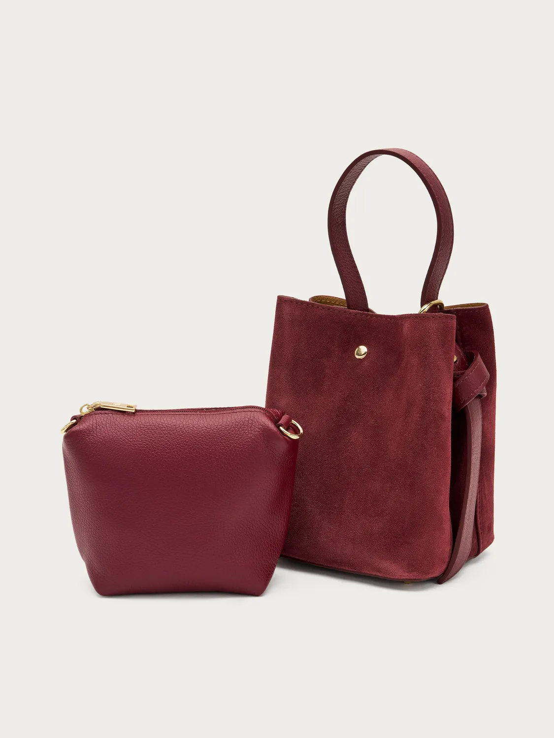 Frau emmertas bordeaux suède klein