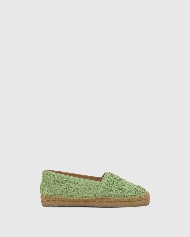 Castaner Kenda Paisley Etro T/271 espadrilles groen rayon