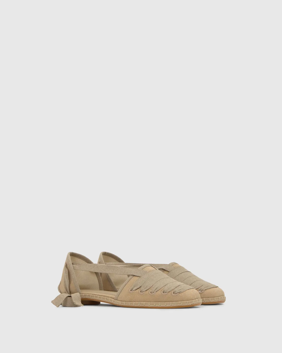 Castaner Glen 293 espadrilles zand plat canvas