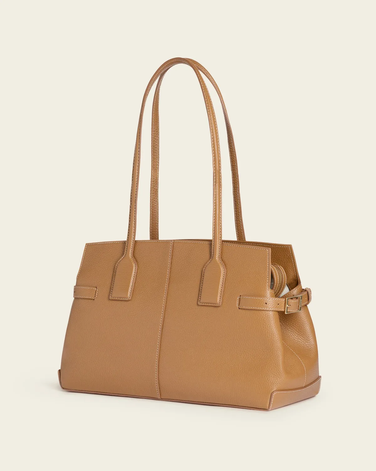 Flattered Lisa Bowler Bag handtas cognac generfd leer