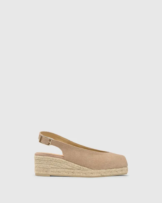 Castaner Dosalia 3 002 espadrilles sand katoen