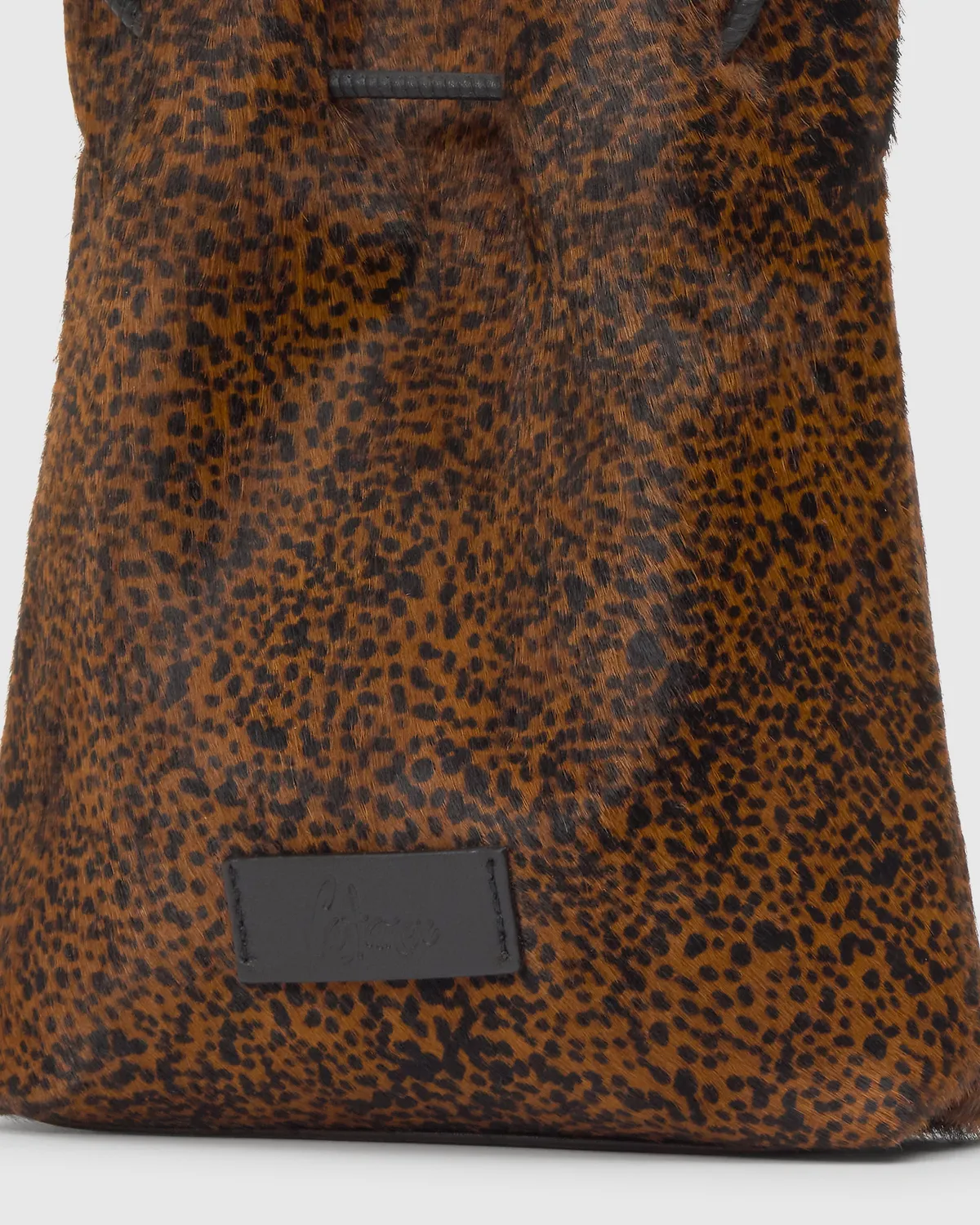 Castaner B. Simone 310 bucket bag luipaard leer