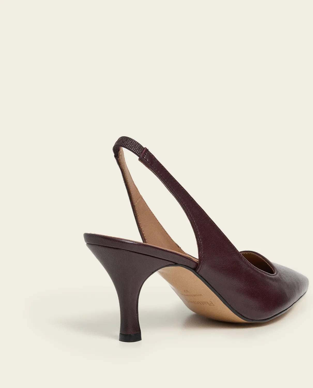 Flattered Franchesca pumps bordeaux leer slingback