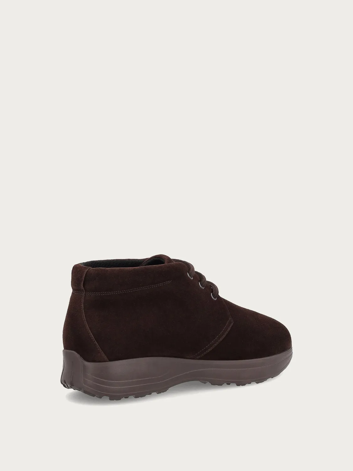 Frau Comfort Tech veterboots donkerbruin suède heren