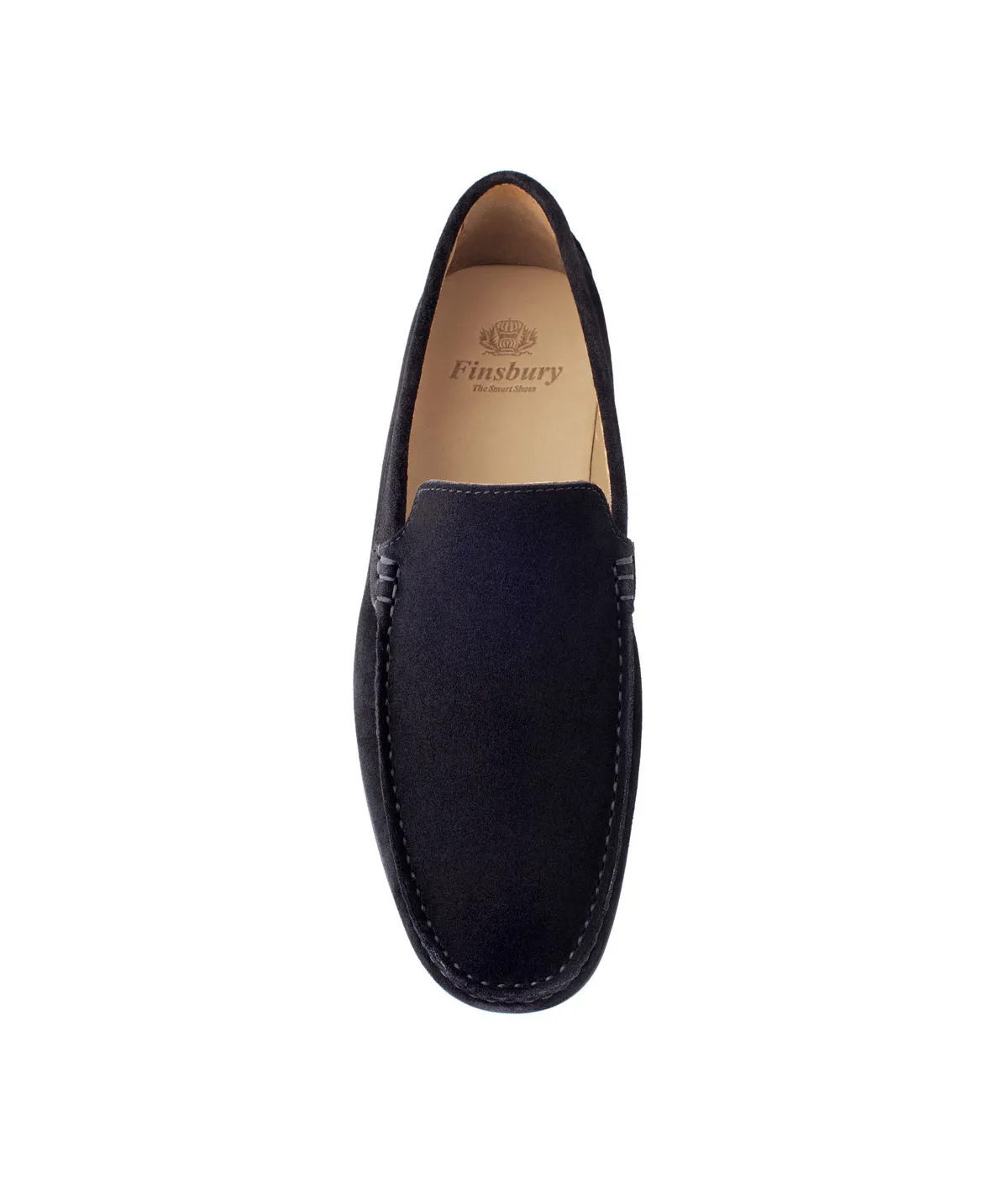 Finsbury Dandy loafer zwart suède heren