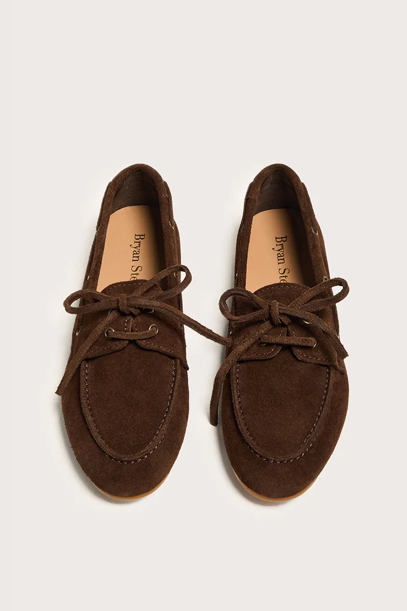 Bryan Stepwise Abby bootschoenen cacao suède