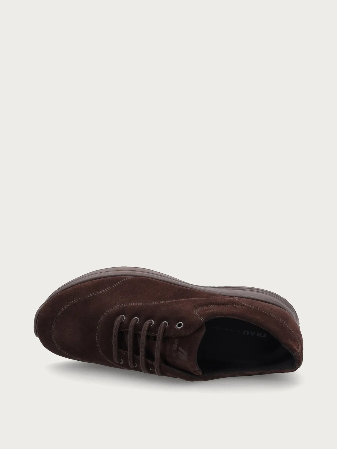 Frau Comfort Tech veterschoenen donkerbruin suède heren