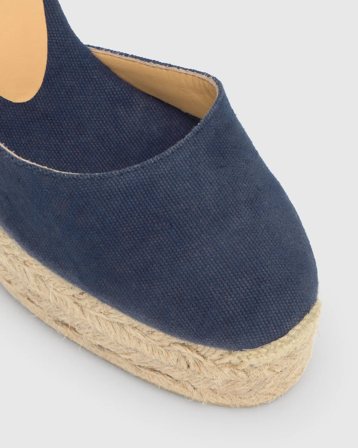 Castaner Carol 8ED 002 espadrilles blauw sleehak