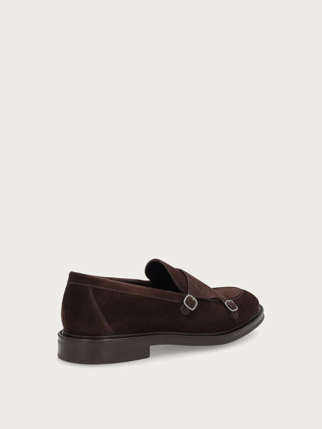 Frau Signature loafers bruin suède dubbele gesp