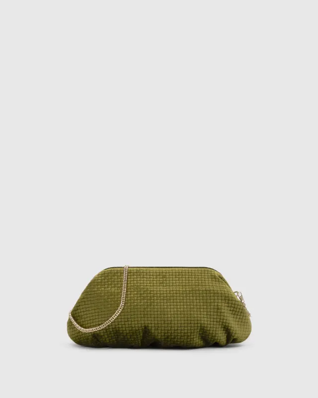 Castaner B. Small Victoire/311 clutch jungle fluweel