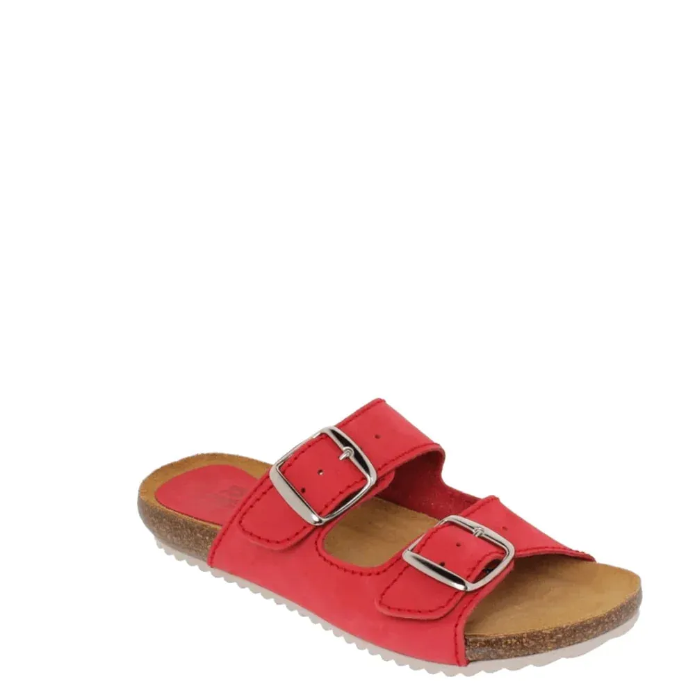 Donelli 896 slippers rood nubuck dames