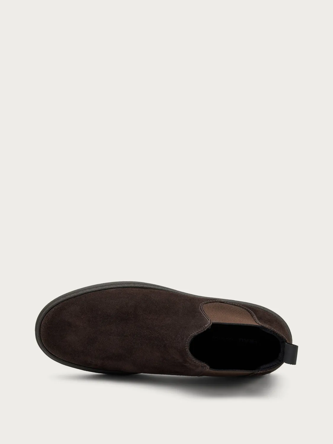 Frau Verona donkerbruine suède chelsea boots heren