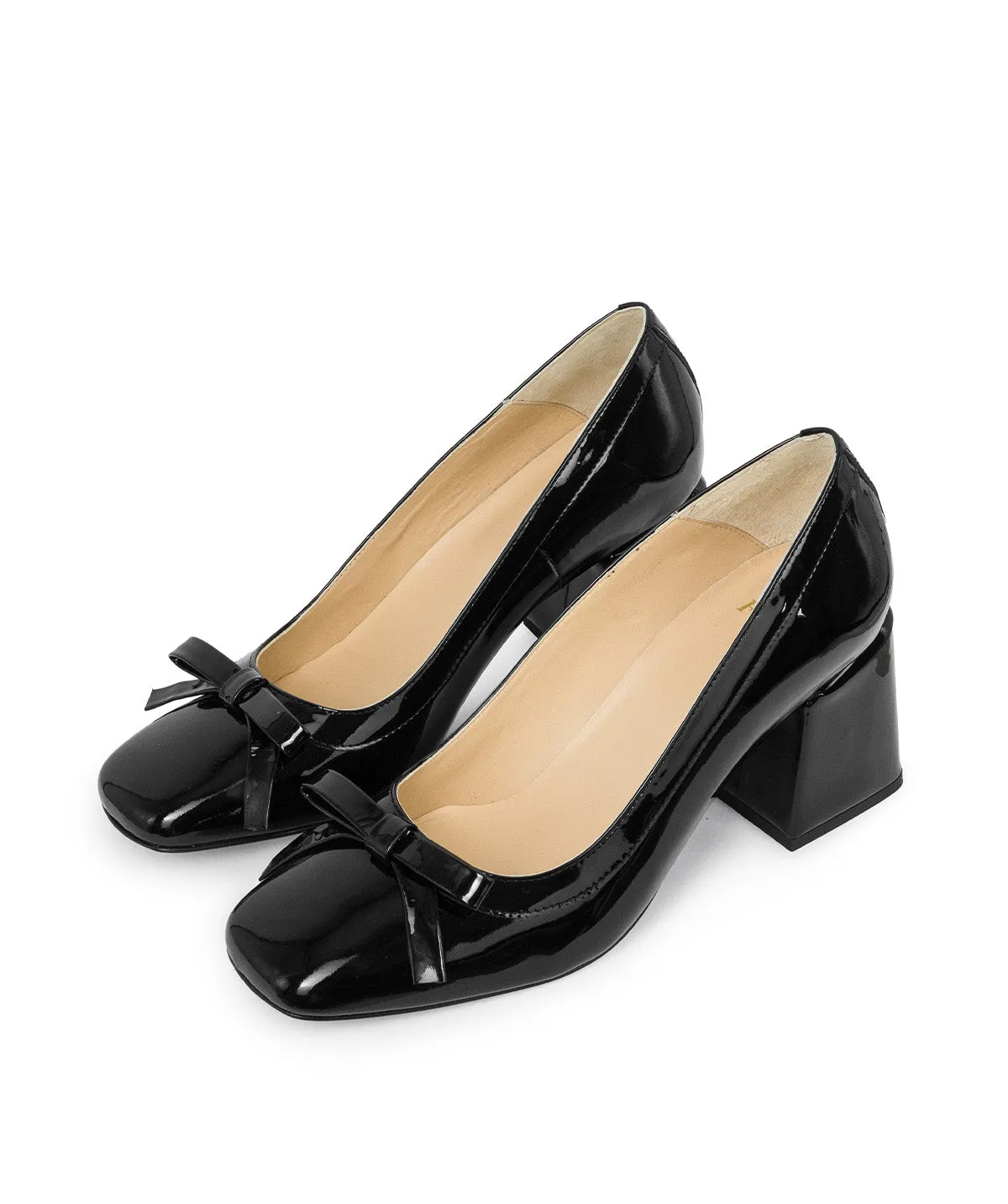 Finsbury Carla pumps lakleer zwart 5cm hak