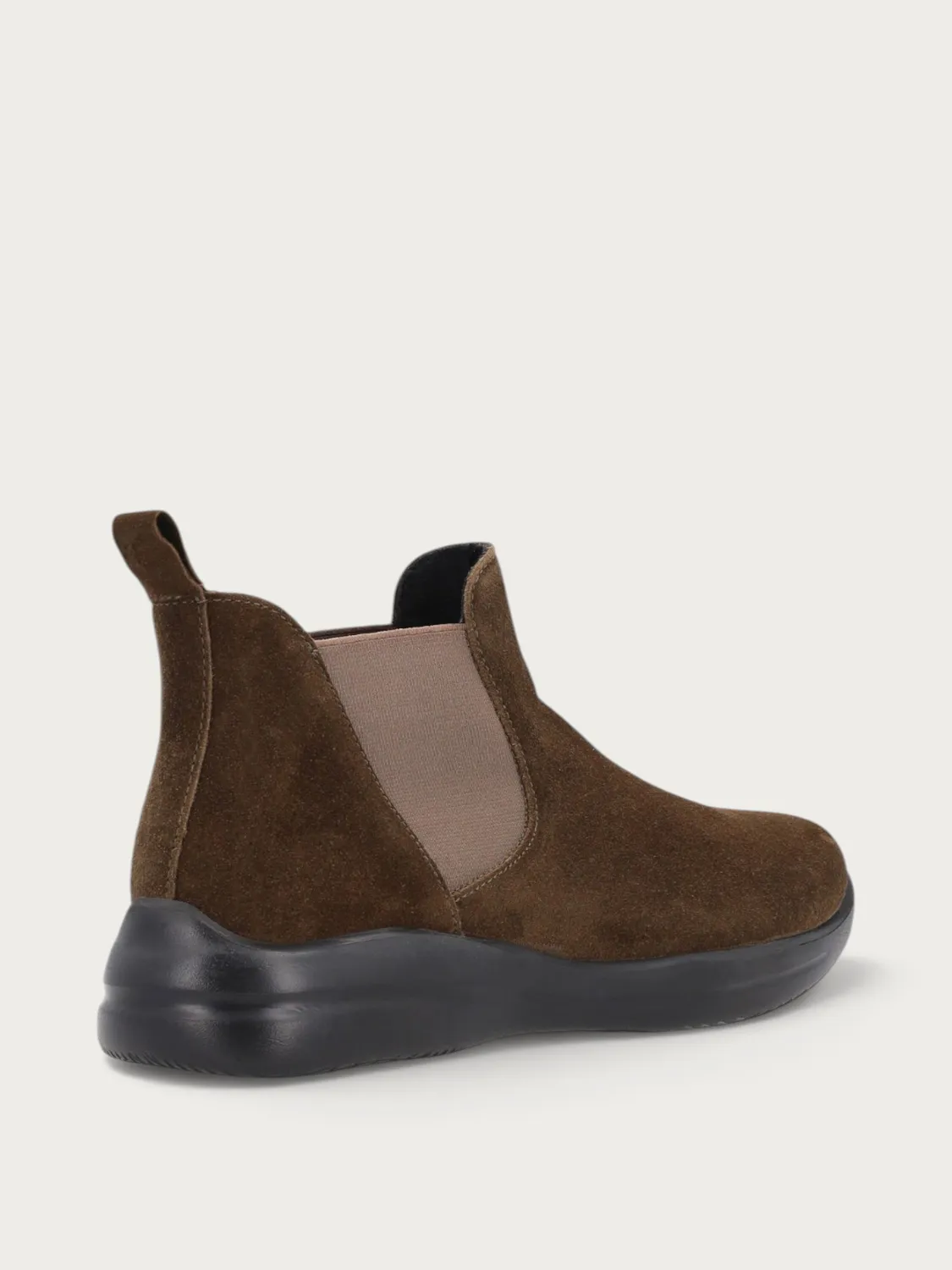 Frau Comfort Tech beatle boots groen suède