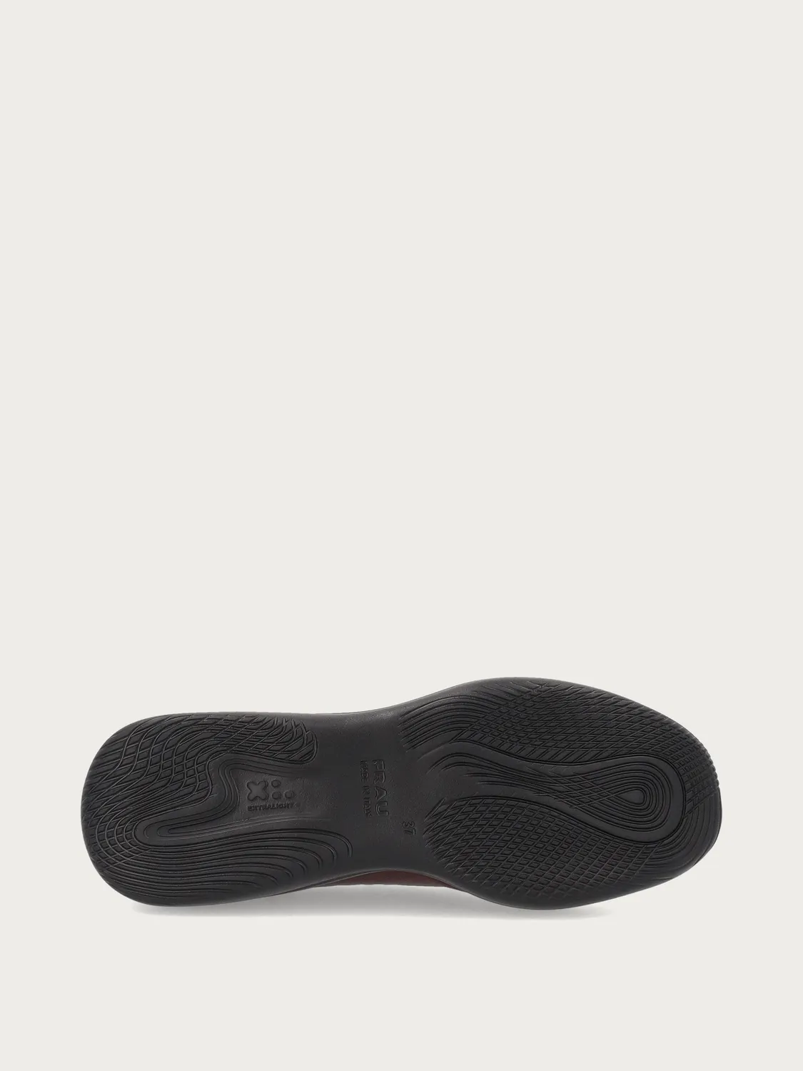 Frau Comfort ballerina's bordeaux leer sportief