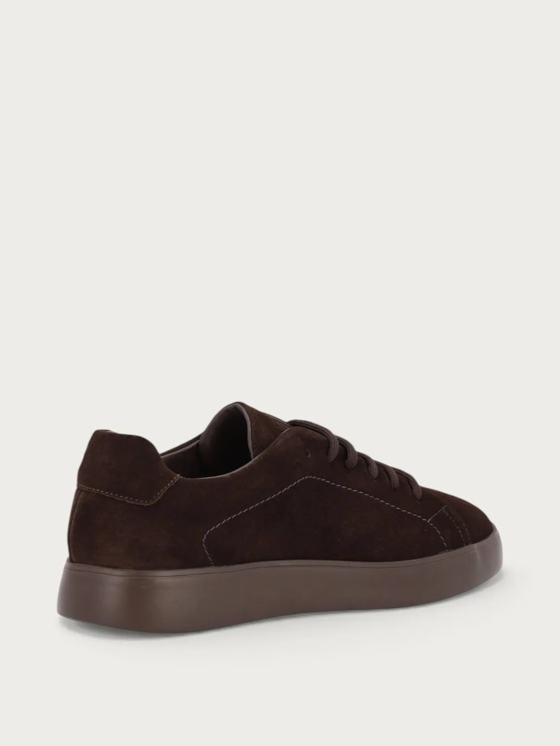 Frau Minimal sneakers donkerbruin suède heren