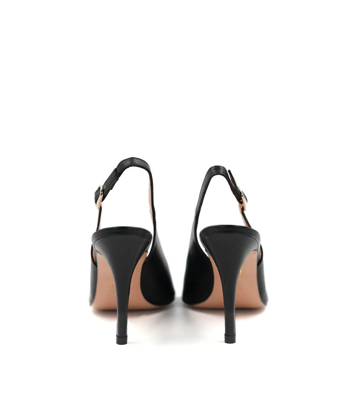 Finsbury Kelly pumps zwart leer 8 cm hak