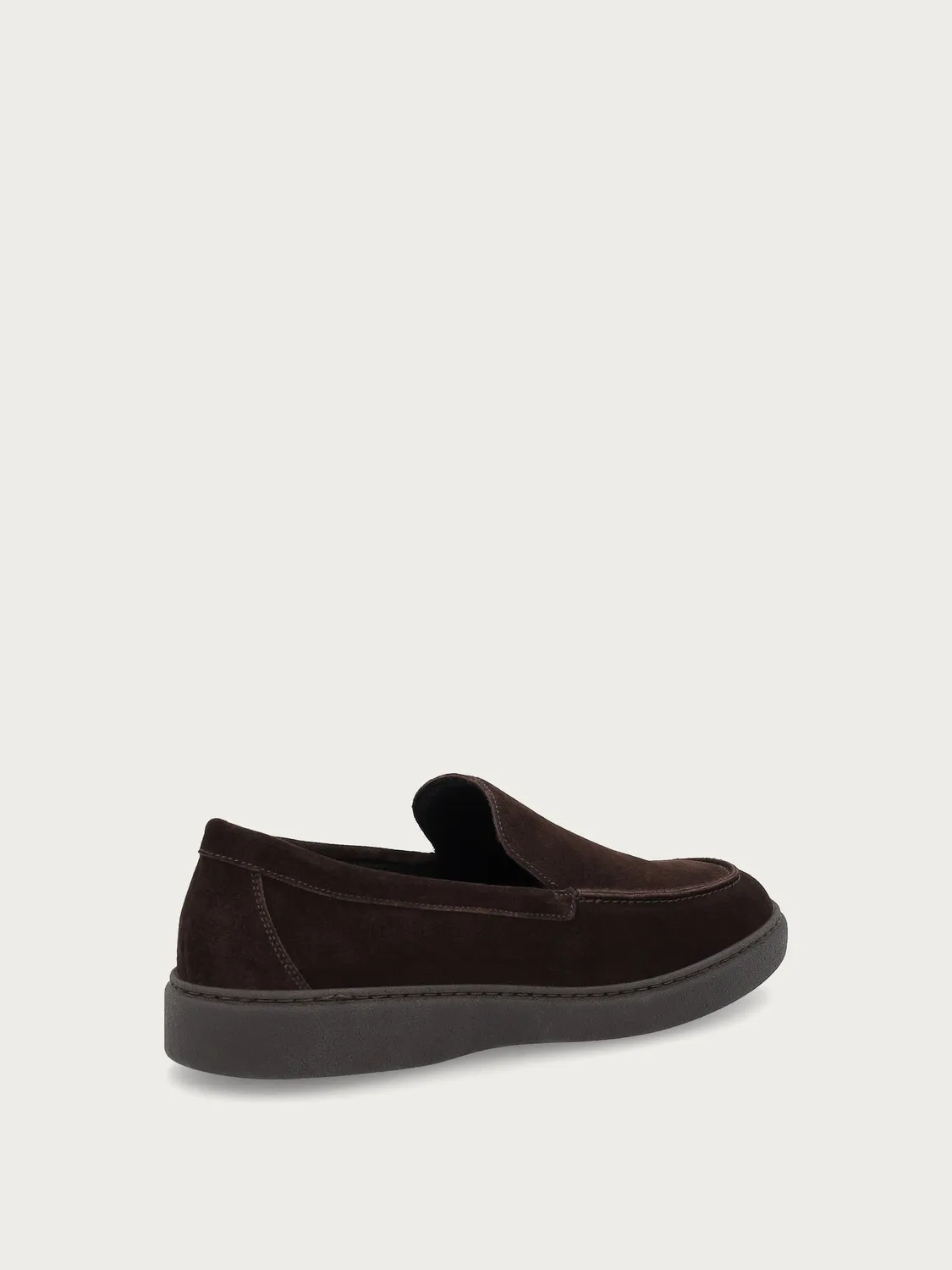 Frau Verona slip-ons suède donkerbruin casual