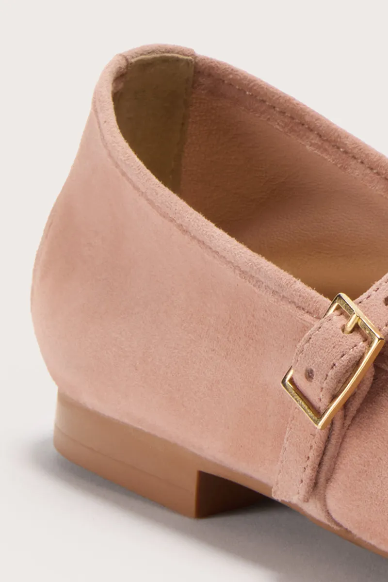 Bryan Stepwise Nicolle ballerina's nude beige leer