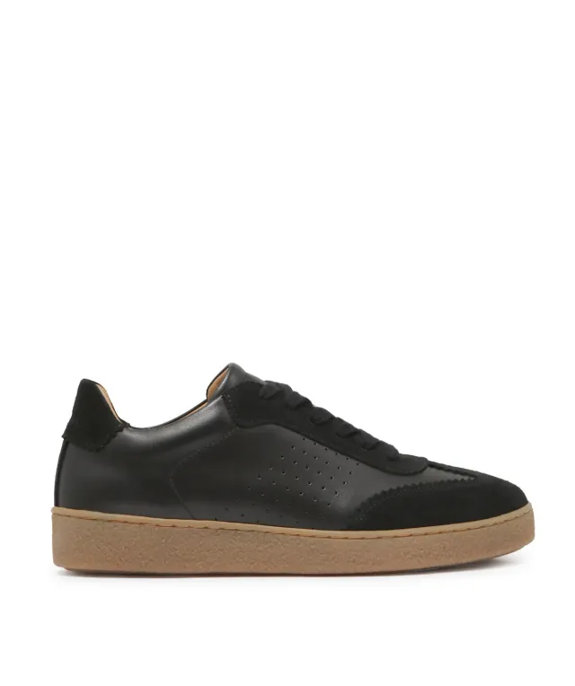 Finsbury Jane Sneakers Zwart Leer