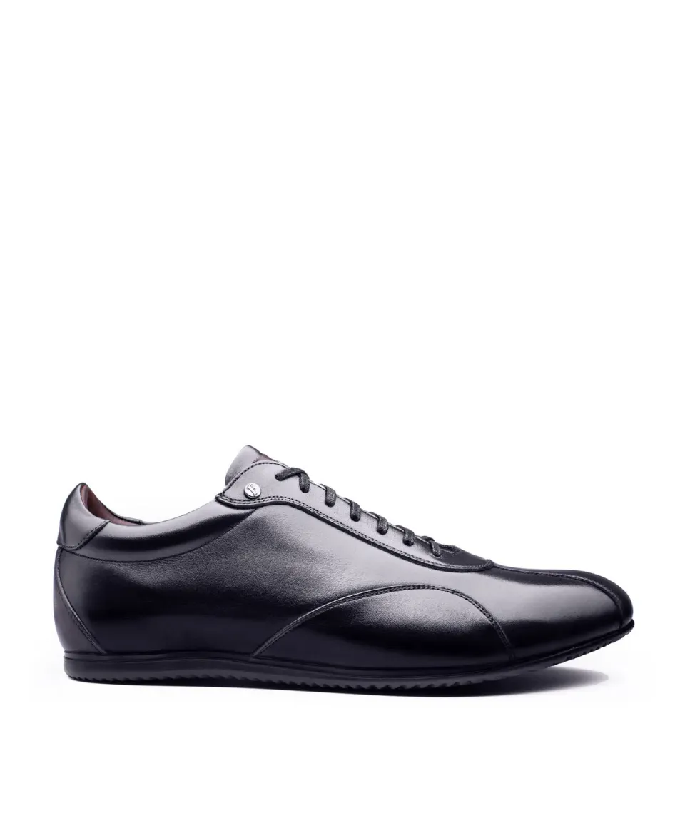 Finsbury Copan zwarte sneaker heren 7-gaats