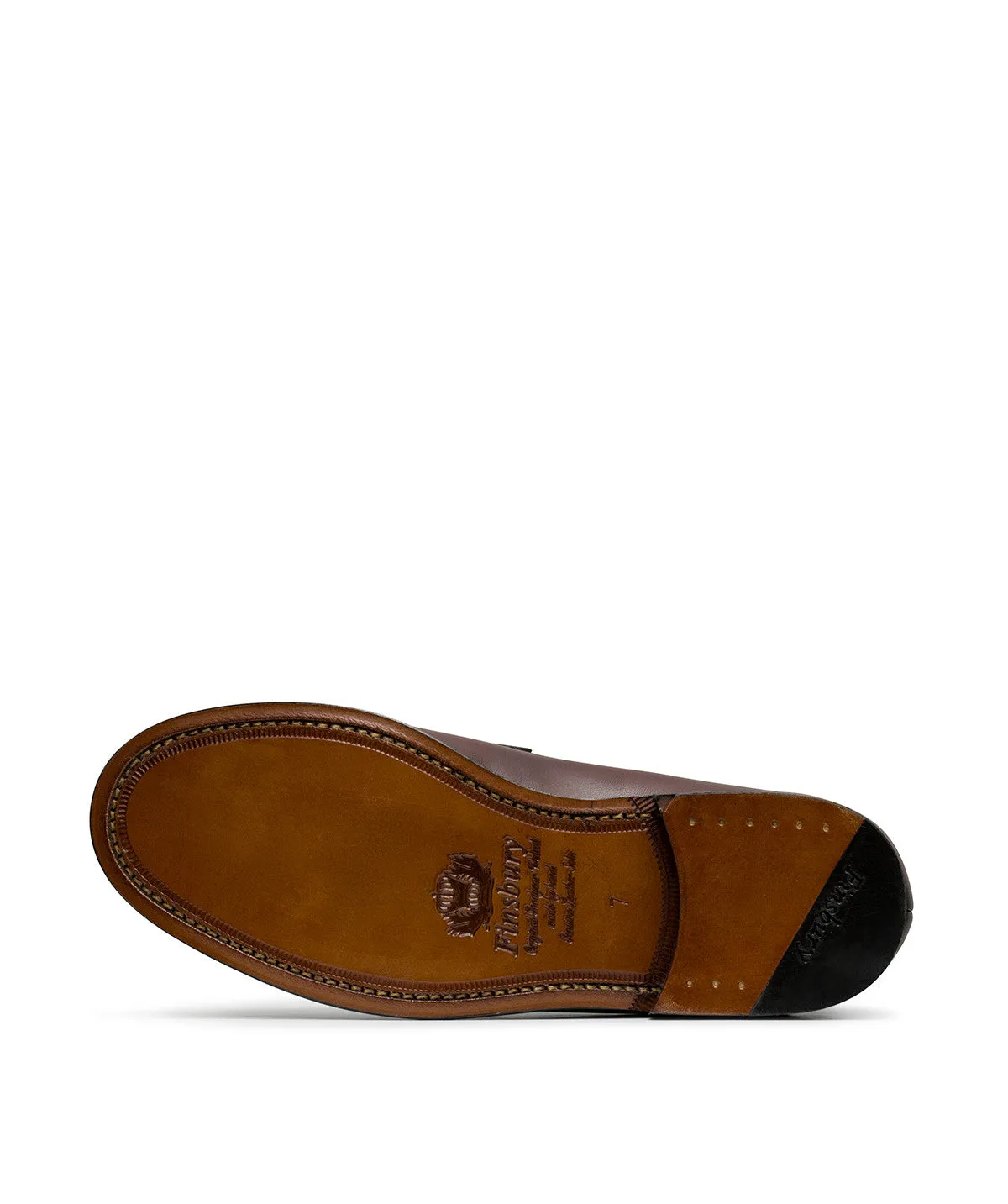 Finsbury College 1986 loafer bordeaux leer instap