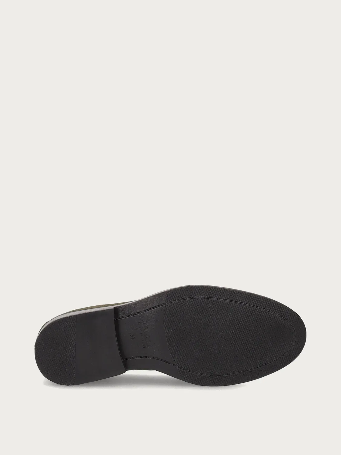 Frau Verona Varsity Loafers suède groen dames