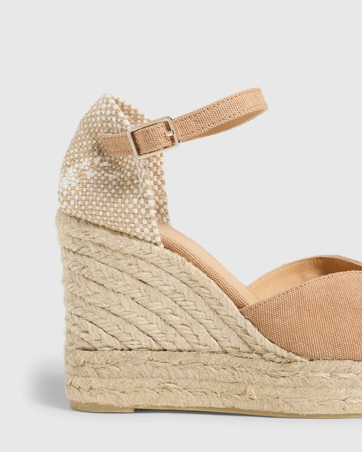 Castaner BIANCA/8ED/002 sandalen tostado katoen 11cm