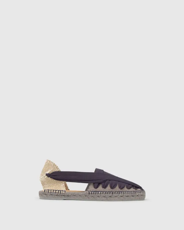Castaner Norman C/002 espadrilles plomo-blauw katoen