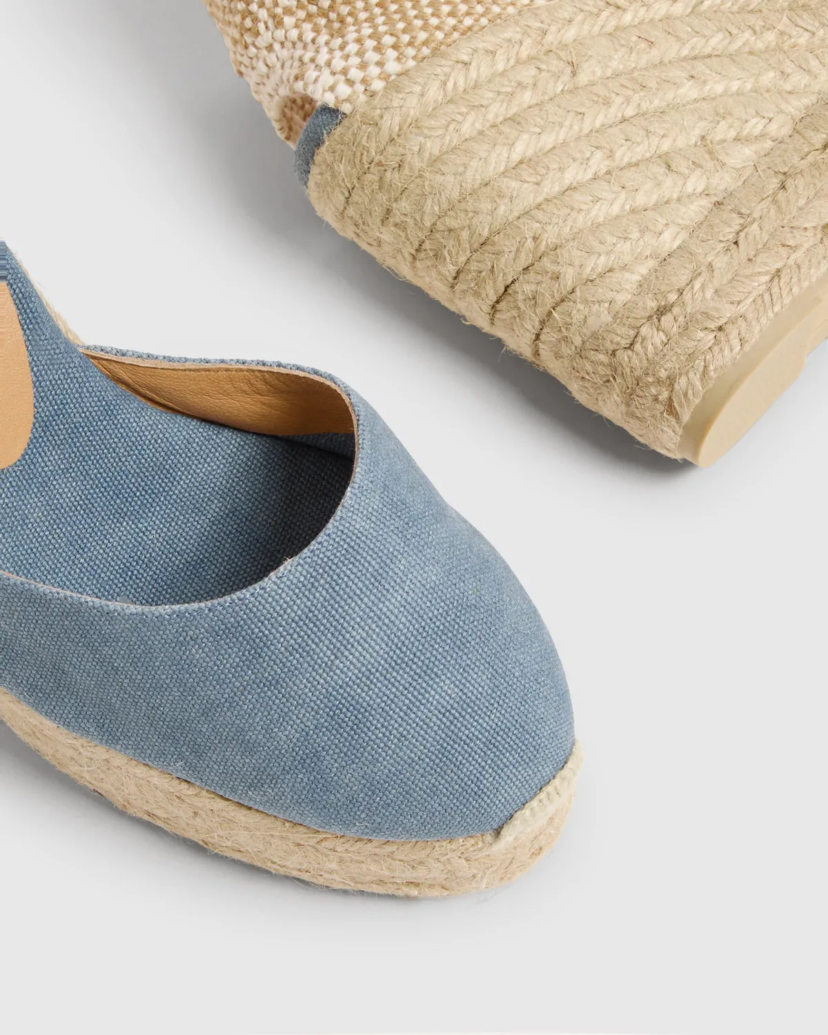 Castaner Carol 8ED/002 espadrilles blauw 11 cm sleehak