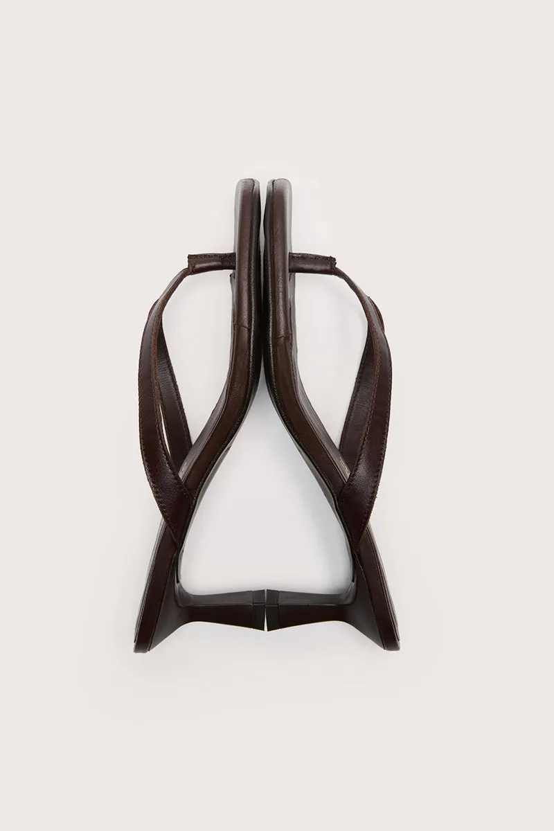 Bryan Stepwise Fiji haksandalen bruin leer